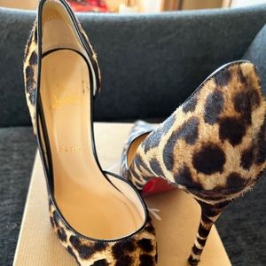 Christian Louboutin Iriza 100 Leopard Pump